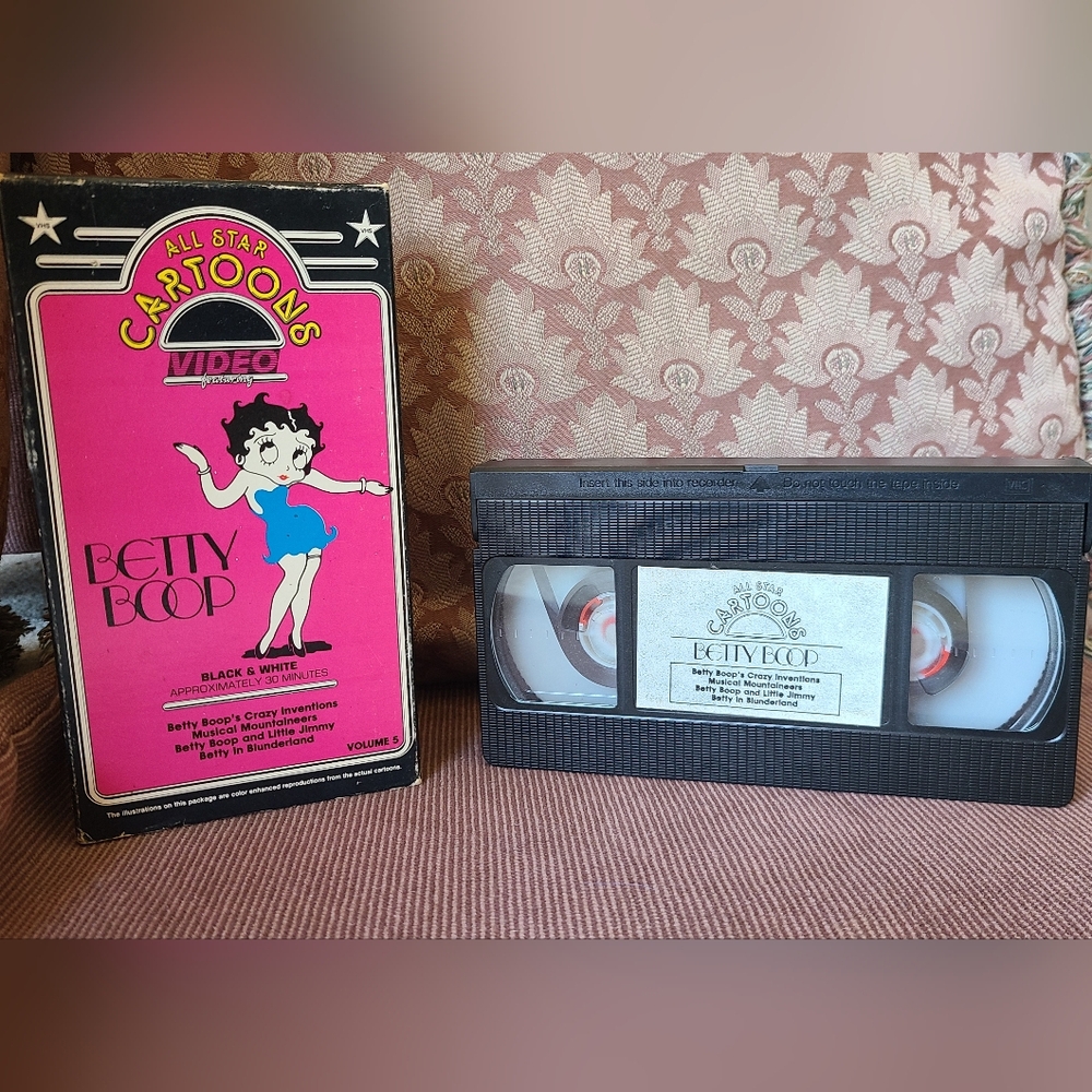 Betty Boop Cartoon VHS Tape